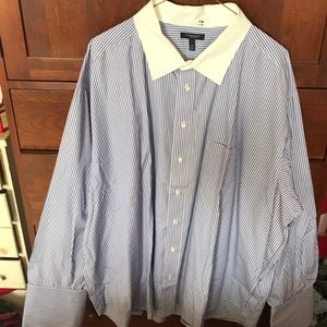 Burberry London French Collar, cuffed Dress Shirt